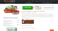 Desktop Screenshot of pixelmoncraft.com